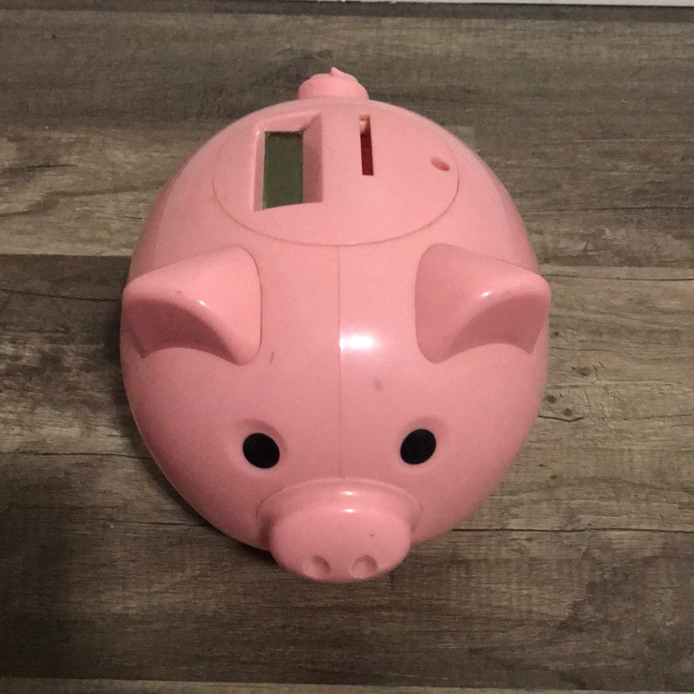 COIN COUNTING PIGGY BANK